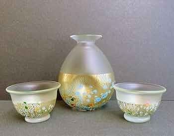 新品 未使用品 黒木国昭作 酒器 金彩 光琳 徳利 おちょこ 人間国宝ガラス工芸 新品 未使用品 黒木国昭作 酒器 金彩 光琳 徳利 おちょこ 人間